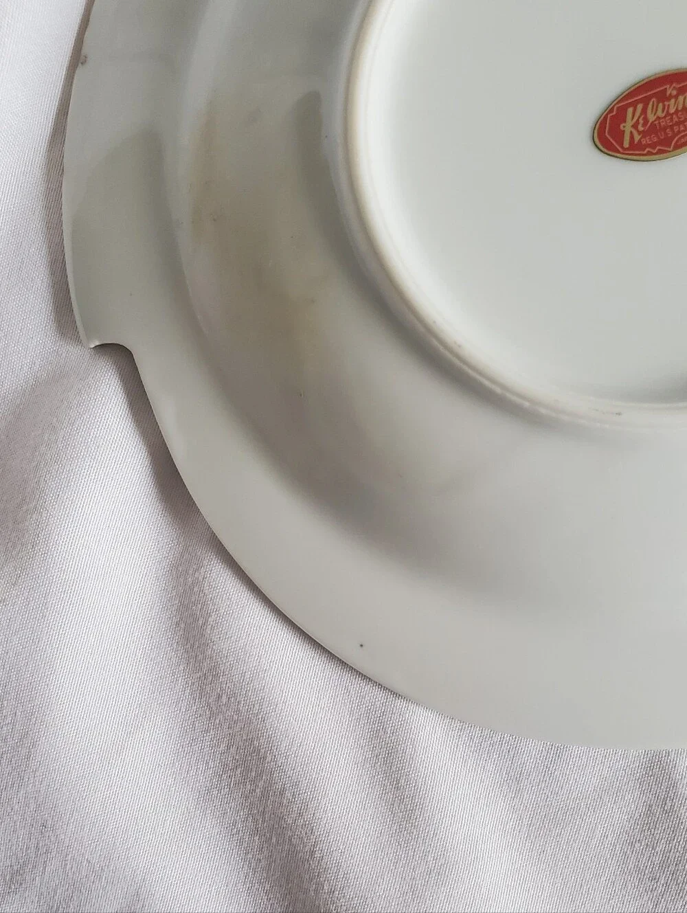 Arizona The Grand Canyon State Vtg Souvenir Decorative Ashtray Plate Gold Trim